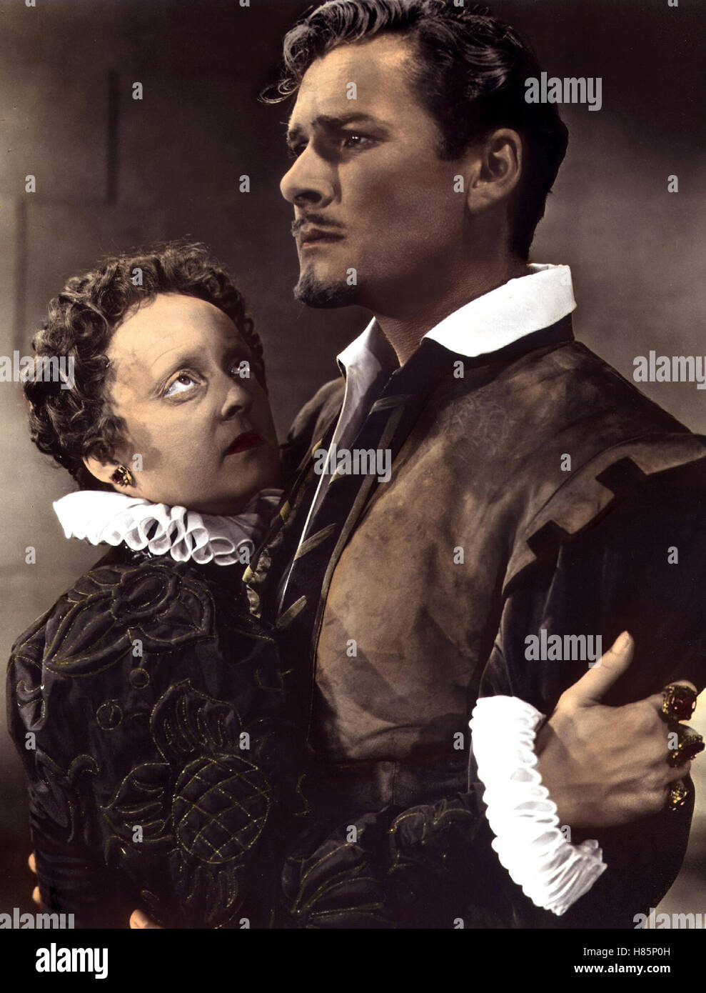 Günstling einer Königin, (THE PRIVATE LIVES OF ELIZABETH AND ESSEX) USA 1939 s/w, Regie: Michael Curtiz, BETTE DAVIS, ERROL FLYNN Stock Photo