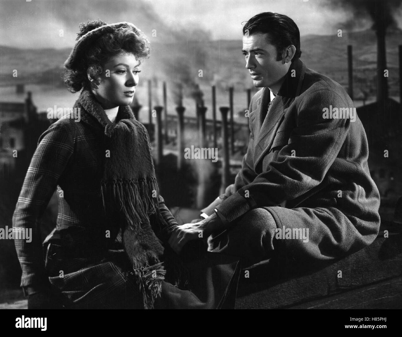 Die Entscheidung, (THE VALLEY OF DECISION) USA 1945, Regie: Tay Garnett, GREER GARSON, GREGORY PECK Stock Photo