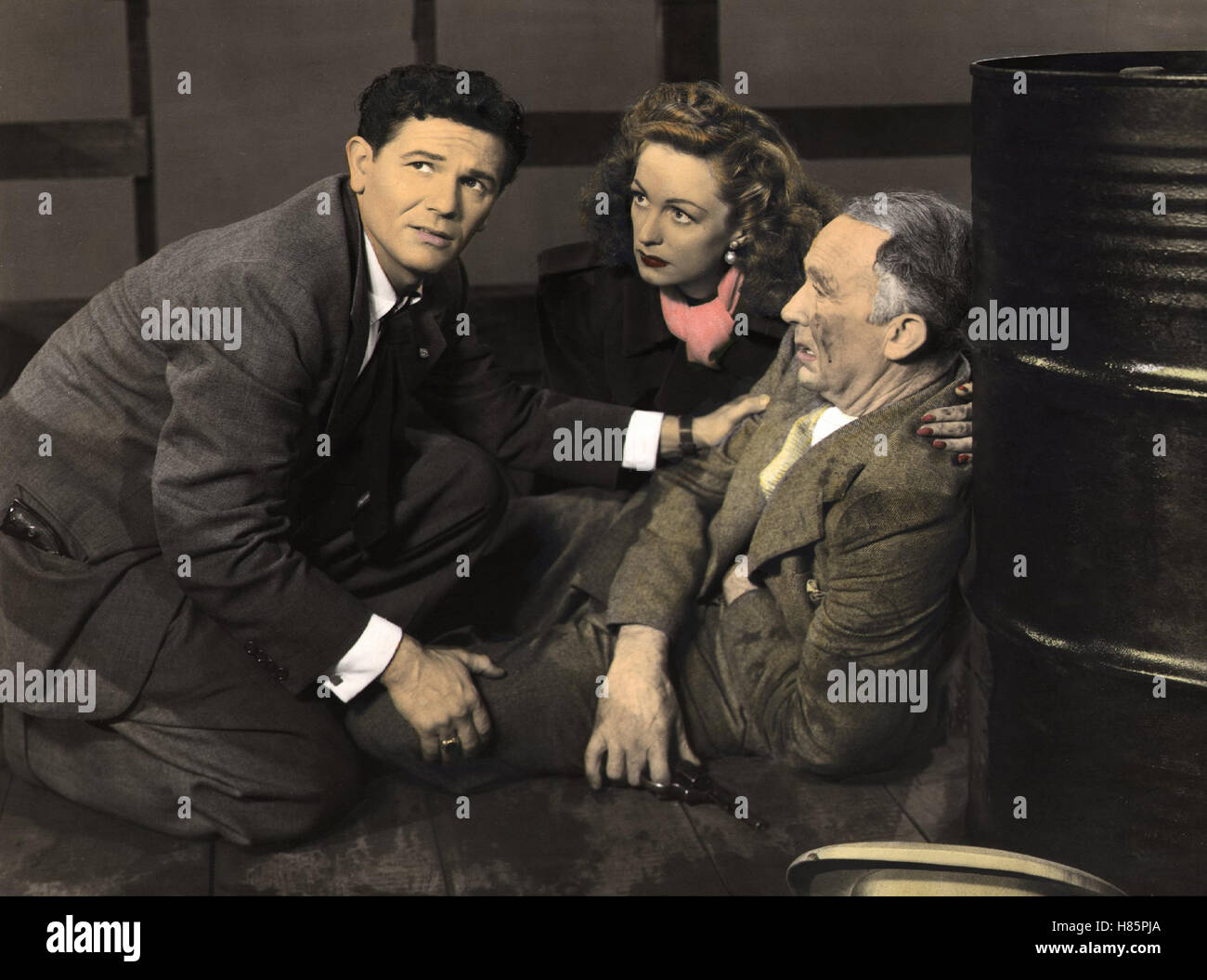 Eine Lady für den Gangster, (NOBODY LIVES FOREVER) USA 1946, Regie: Jean Negulesco, JOHN GARFIELD, GERALDINE FITZGERALD, WALTER BRENNAN, Stichwort: Verletzter Stock Photo