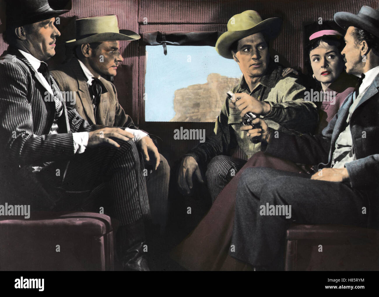 Mit der Waffe in der Hand, (GUN FURY) USA 1953, Regie: Raoul Walsh, ROCK HUDSON, (3.vr), DONNA REED (2.vr) Stock Photo