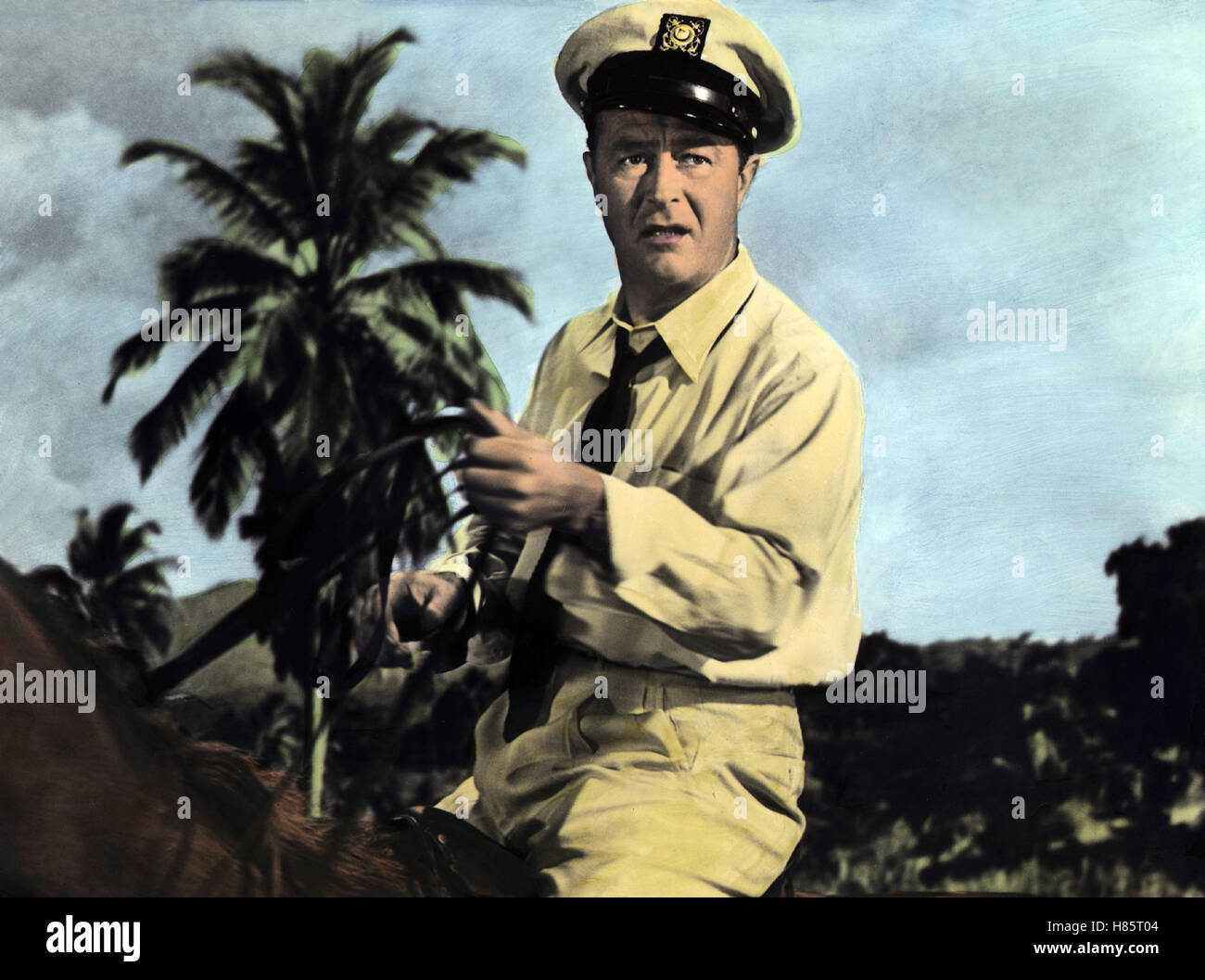 Weisse Herrin auf Jamaica, (JAMAICA RUN) USA 1953, Regie: Lewis R. Foster, RAY MILLAND, Stichwort:  Uniform Stock Photo