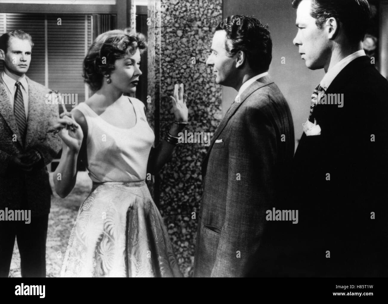 Heißes Eisen, (THE BIG HEAT) USA 1953, Regie: Fritz Lang, GLORIA GRAHAME, ALEXANDER SCOURBY, LEE MARVIN Stock Photo