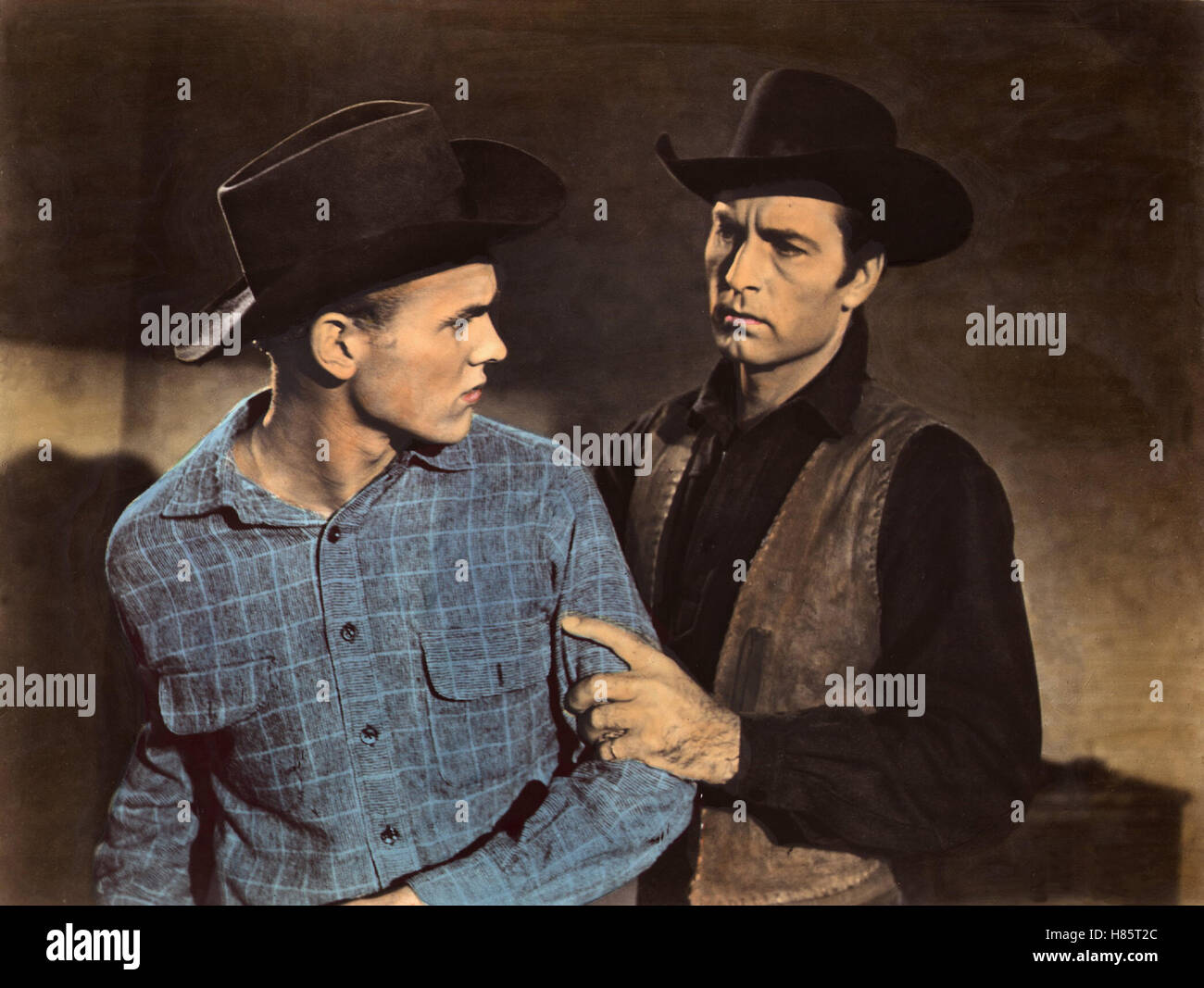 Überfall in Texas, (GUN BELT) USA 1953, Regie: Ray Nazarro, TAB HUNTER, GEORGE MONTGOMERY Stock Photo