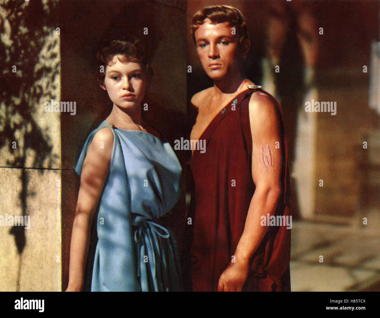 Der Untergang von Troja, (HELEN OF TROY) USA 1955, Regie: Robert Wise, BRIGITTE BARDOT, JACQUES SERNAS Stock Photo