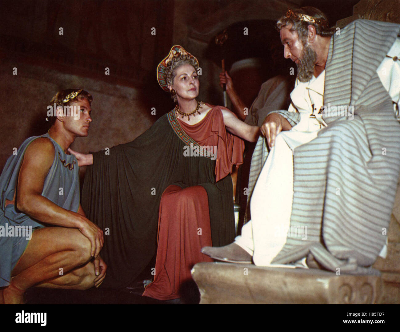 Der Untergang von Troja, (HELEN OF TROY) USA 1955, Regie: Robert Wise, JACQUES SERNAS, NORA SWINBURNE, SIR CEDRIC HARDWICKE Stock Photo