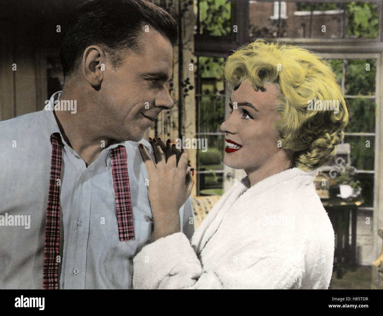 Das verflixte 7. Jahr, (THE SEVEN YEAR ITCH) USA 1955, Regie: Billy Wilder, TOM EWELL, MARILYN MONROE Stock Photo