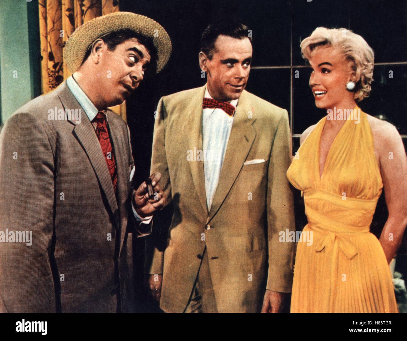 Das verflixte 7. Jahr, (THE SEVEN YEAR ITCH) USA 1955, Regie: Billy Wilder, ROBERT STRAUSS, TOM EWELL, MARILYN MONROE Stock Photo