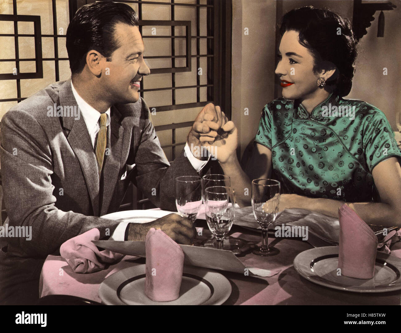 Alle Herrlichkeit auf Erden, (LOVE IS A MANY SPLENDORED THING) USA 1955, Regie: Henry King, WILLIAM HOLDEN, JENNIFER JONES Stock Photo