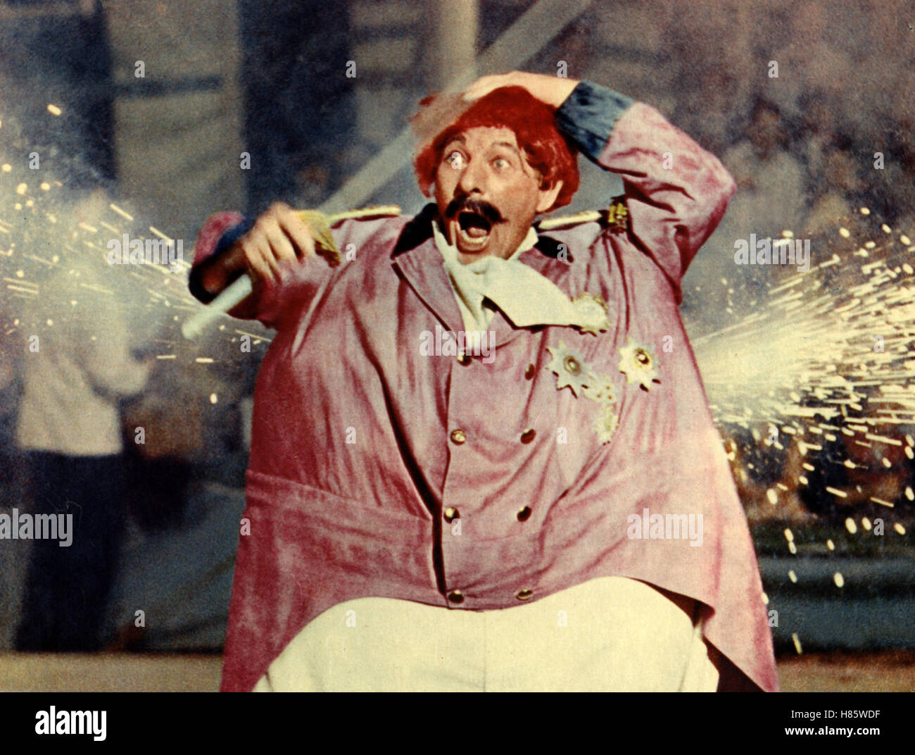 König der Spaßmacher, (MERRY ANDREW) USA 1958, Regie: Michael Kidd, DANNY KAYE, Stichwort: Clown, Feuerwerk Stock Photo