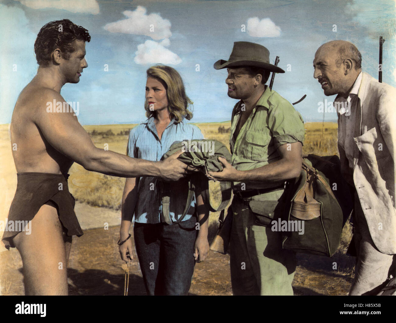 Tarzan, der Gewaltige, (TARZAN THE MAGNIFICENT) USA 1960, Regie: Robert Day, SCOTT GORDON, ALEXANDRA STEWART, JOCK MAHONEY Stock Photo
