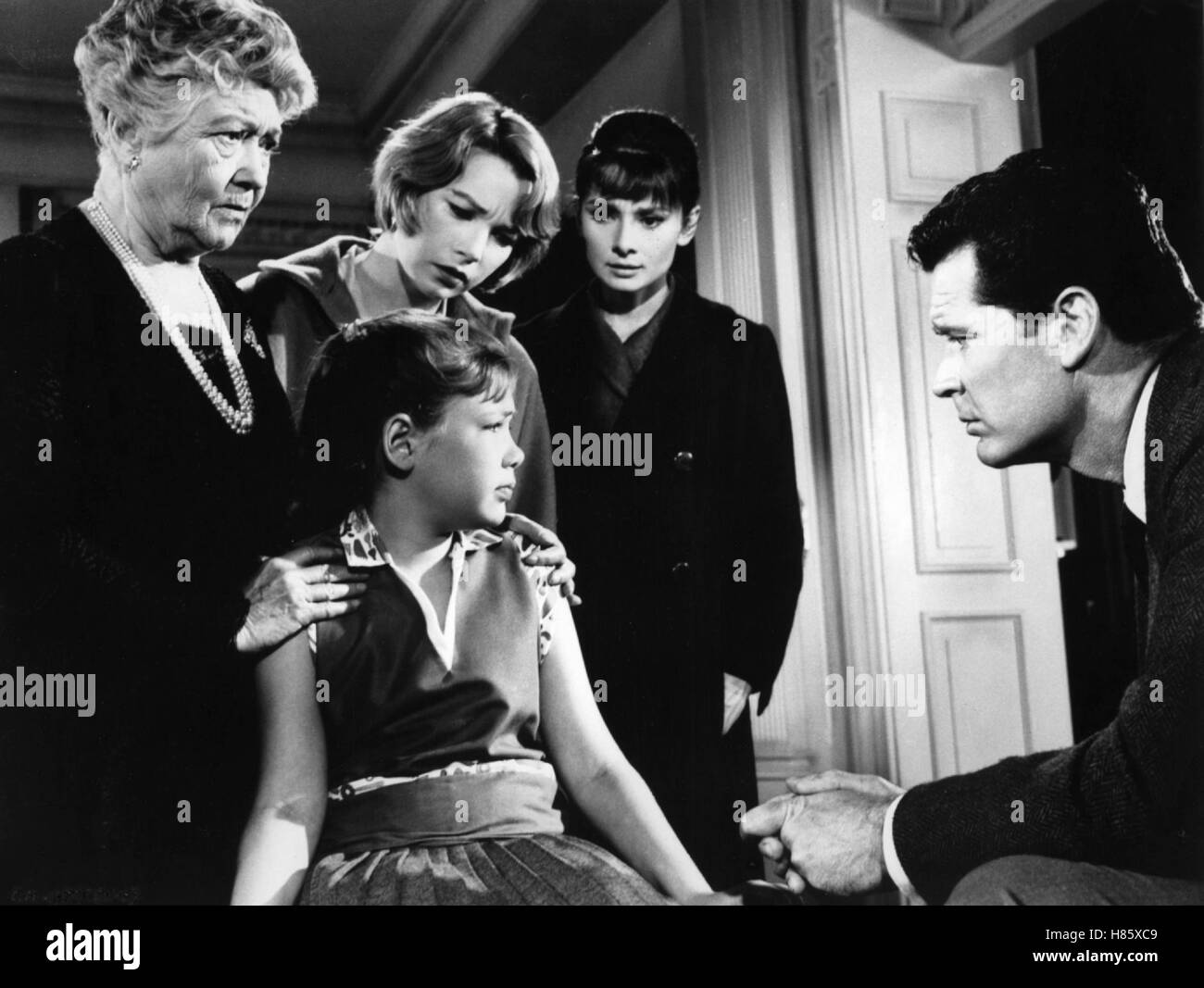 Infam, (THE CHILDREN'S HOUR) USA 1961, Regie: William Wyler, FAY BAINTER, KAREN BALKIN, SHIRLEY McLAINE, AUDREY HEPBURN, JAMES GARNER Stock Photo