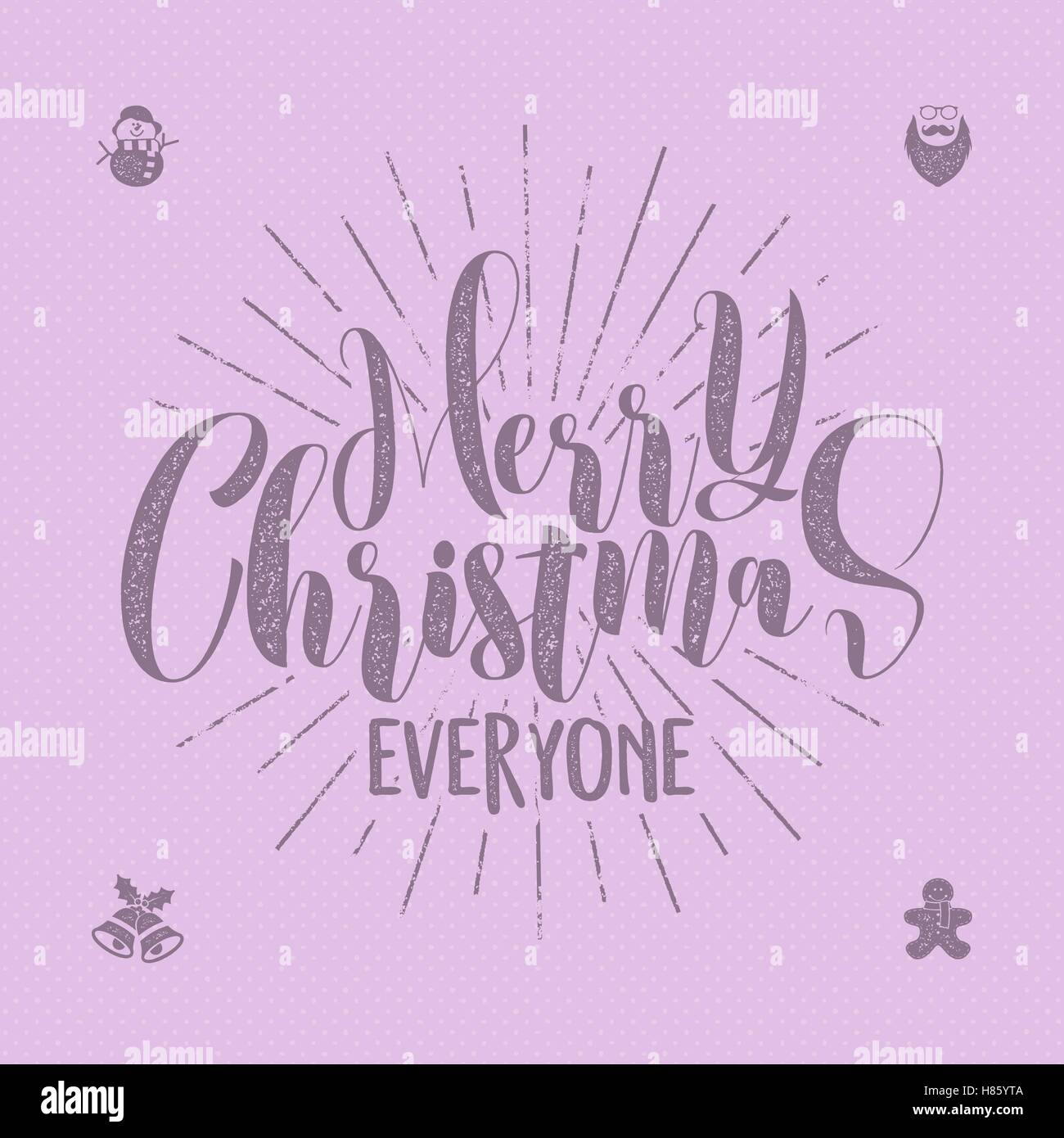 Merry christmas everyone hires stock photography and images Alamy