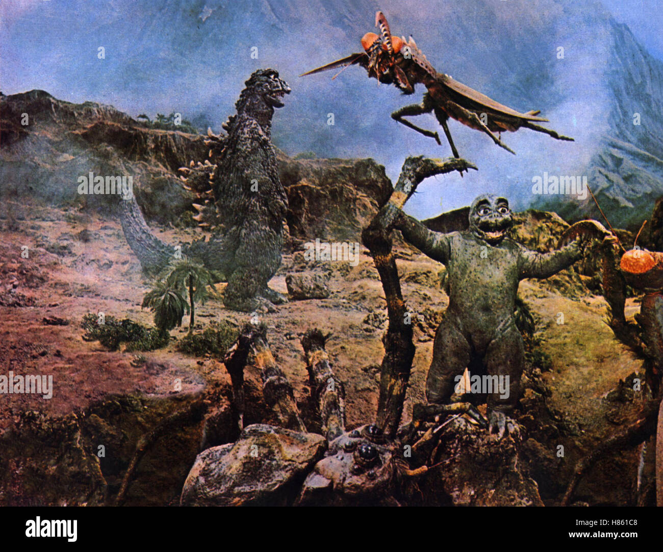 Godzillas Sohn / Frankensteins Monster jagen Godzillas Sohn, (GODZIRA NO MUSUKO) JAP 1967, Regie: Jun Fukuda Stock Photo