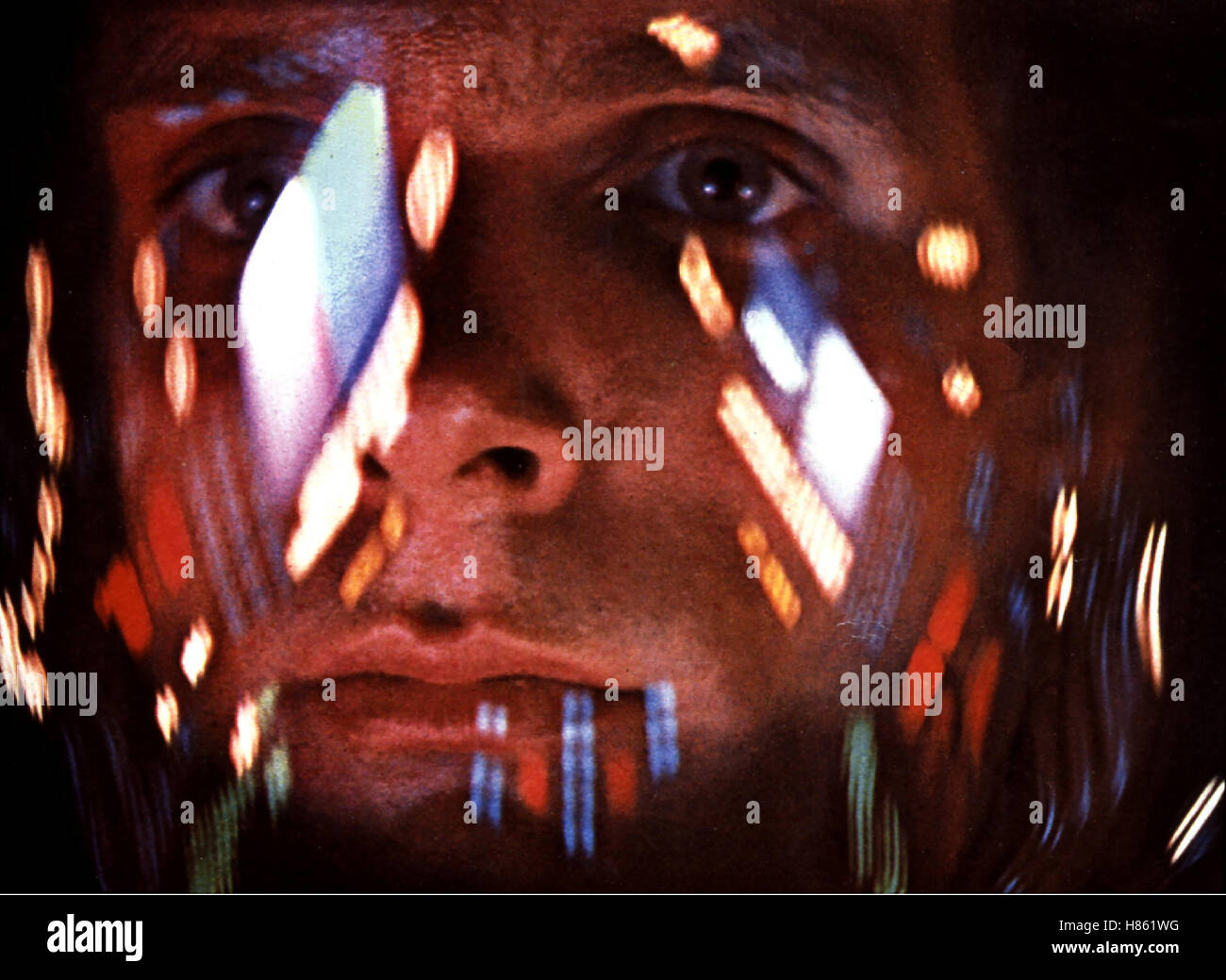 2001 - Odyssee im Weltraum, (2001 - A SPACE ODYSSEY) GB 1968, Regie: Stanley Kubrick, KEIR DULLEA, Key: Licht, Lichter, Reflexe, Stock Photo