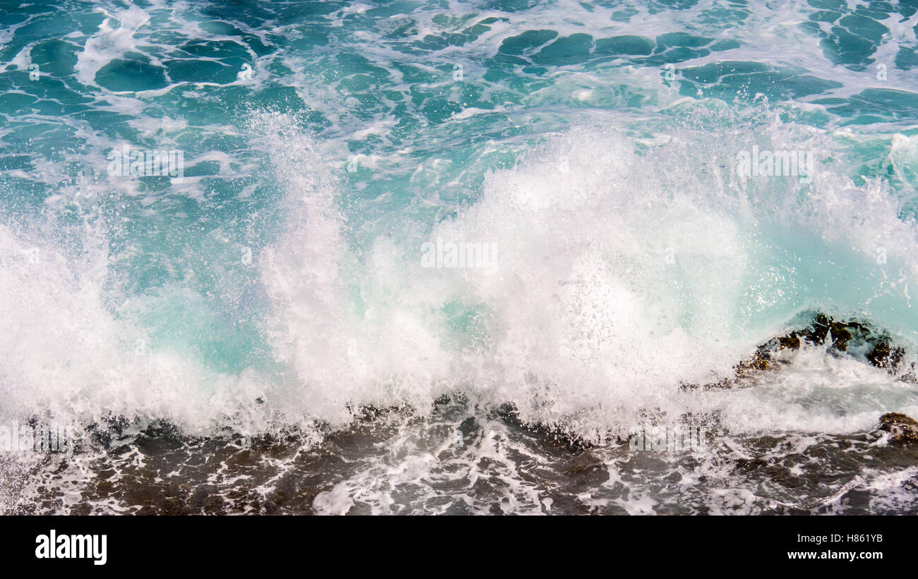Puerto Rico Ocean Waves Stock Photo Alamy