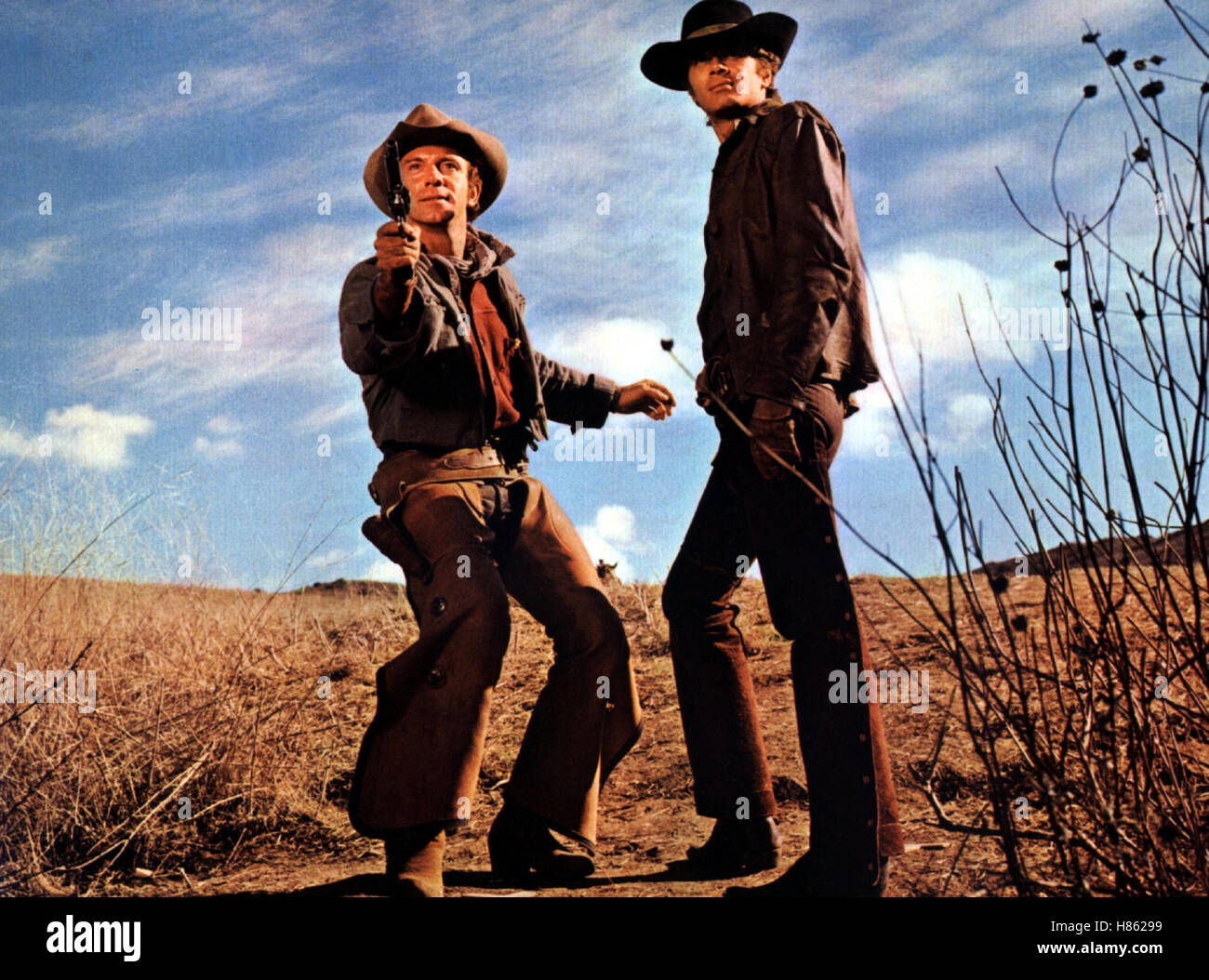 Sein Name war Gannon, (A MAN CALLED GANNON) USA 1969, Regie: James Goldstone, TONY FRANCIOSA, MICHAEL SARRAZIN, Stichwort: Cowboy, Waffe Stock Photo