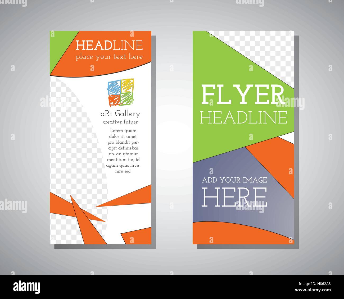 Vector Triangle Pamphlet Abstract Art Gallery Polygonal Triangle Brochure Flyer design vector ...
