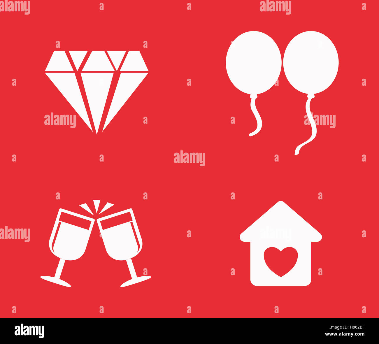 wedding marriage love icon vector illustration graphic design Stock ...