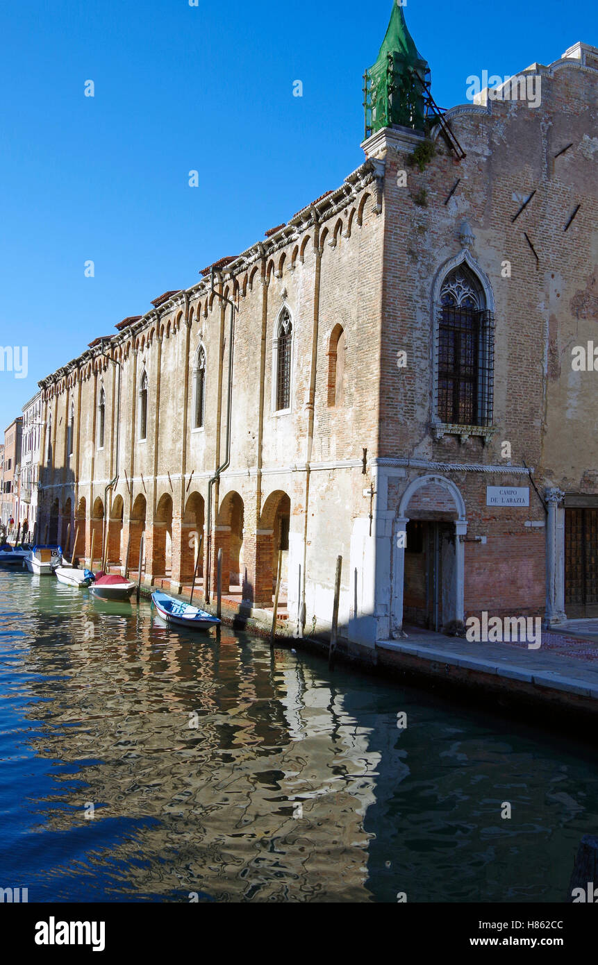 Venice, Italy, Scuola Vecchia de la Misericordia Stock Photo