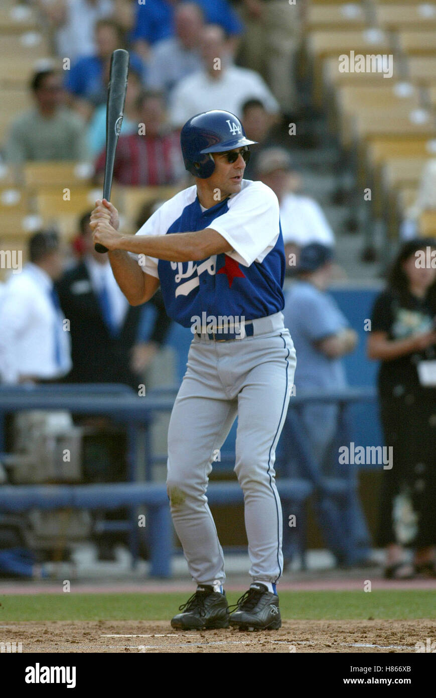 SCOTT BAKULA HOLLYWOOD STARS BASEBALL GAME DODGER STADIUM LOS ANGELES ...