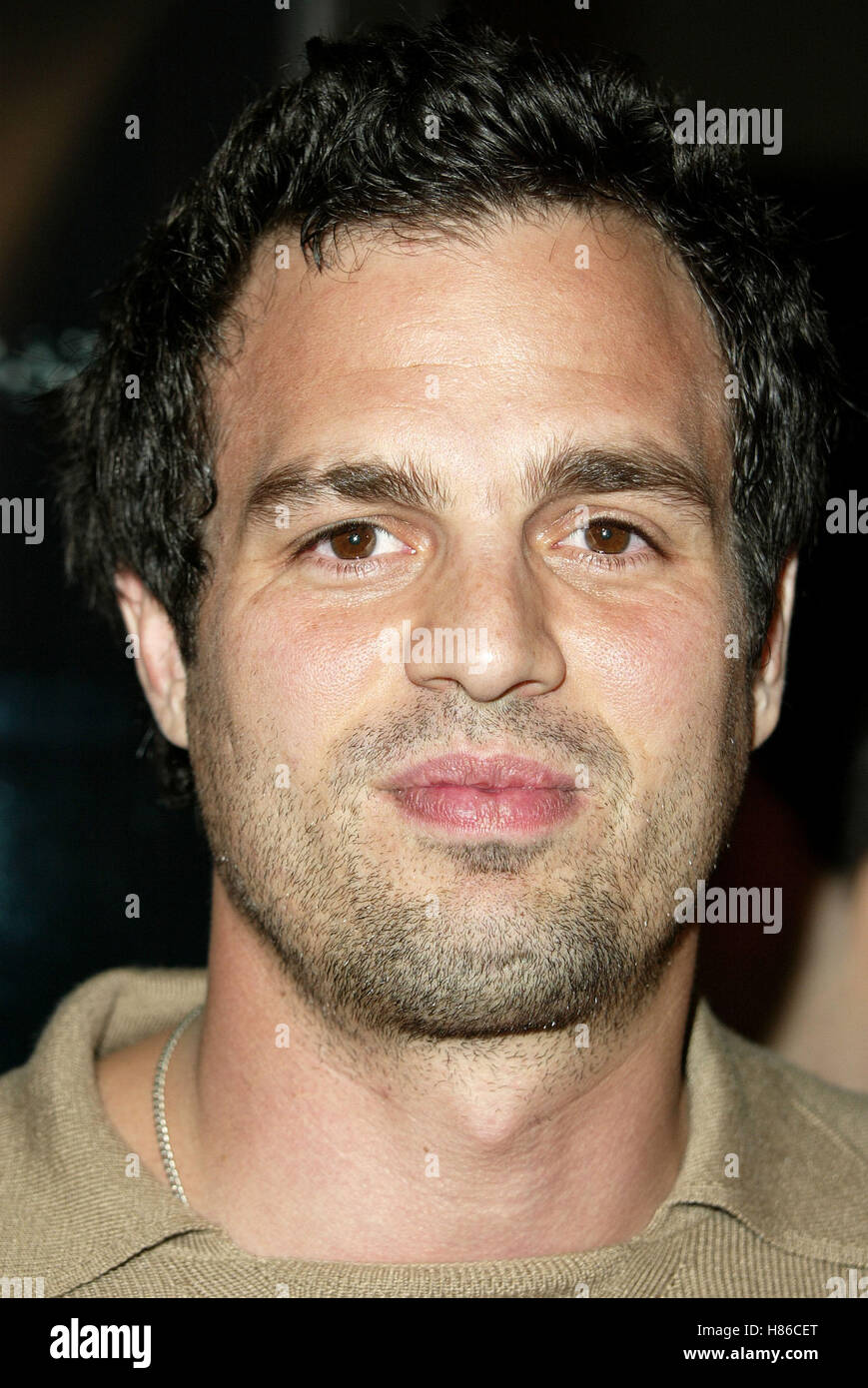 MARK RUFFALO THE RING PREMIERE LOS ANGELES WESTWOOD LOS ANGELES USA 09 October 2002 Stock Photo