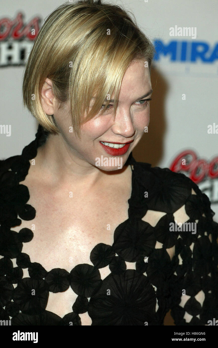 RENEE ZELLWEGER CHICAGO LA FILM PREMIERE BEVERLY HILLS LOS ANGELES USA 10 December 2002 Stock Photo