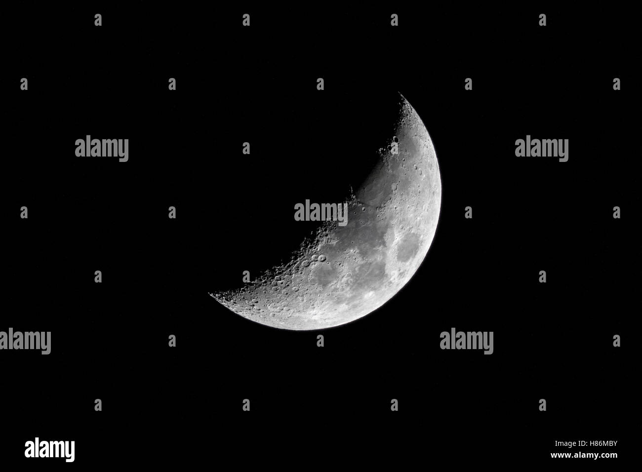 Phases of the moon Black and White Stock Photos & Images Alamy