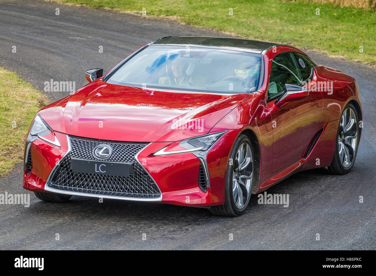 2015 Lexus LC-500 sports car at the 2016 Goodwood Festival of Speed, Sussex, UK Stock Photo