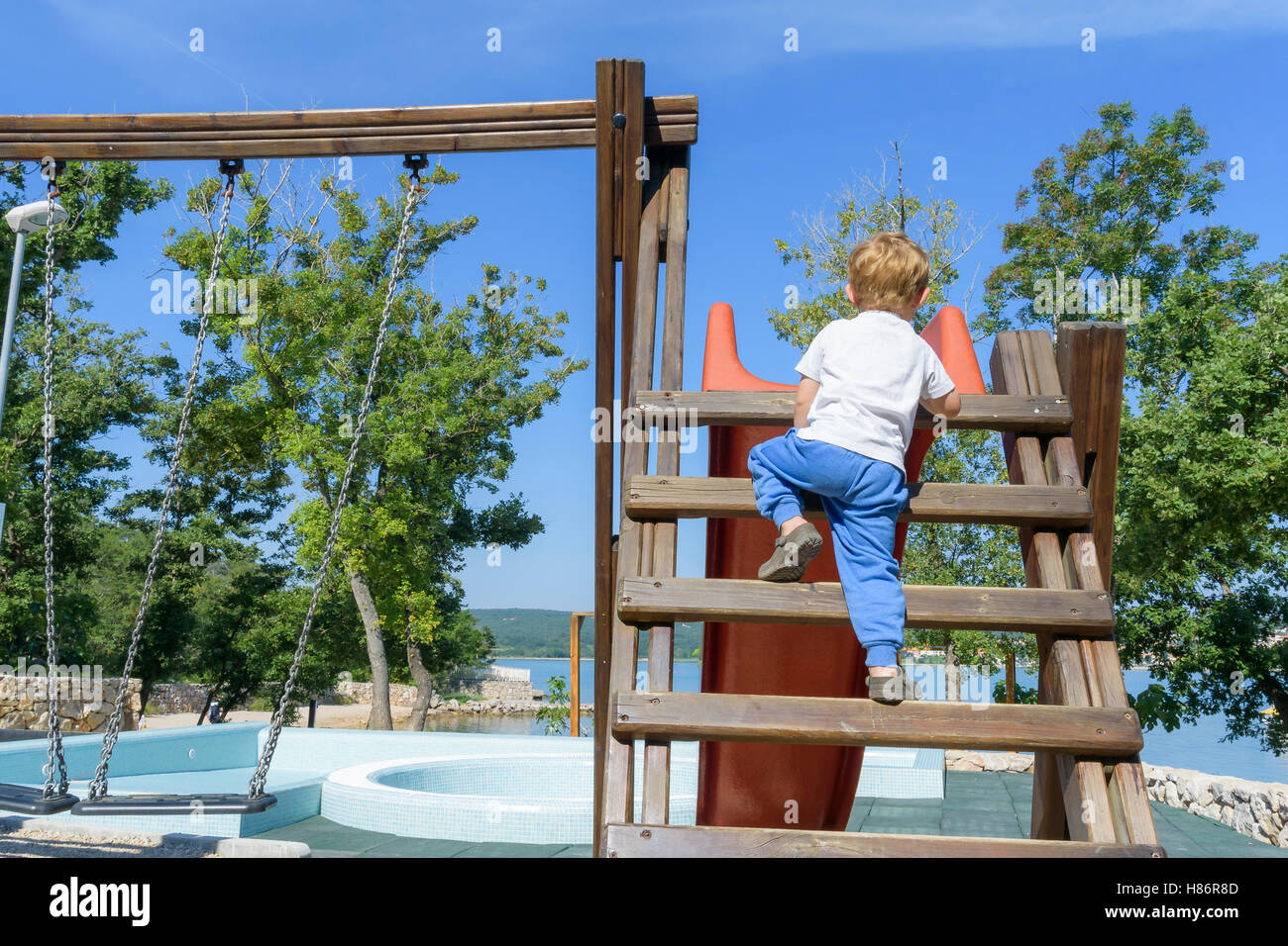 Playground slide ladder hires stock photography and images Alamy