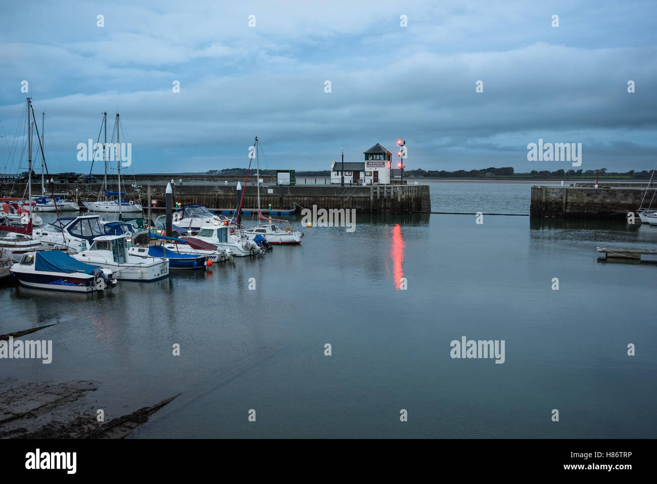Marina at Caernarfon, Wales Stock Photo Alamy