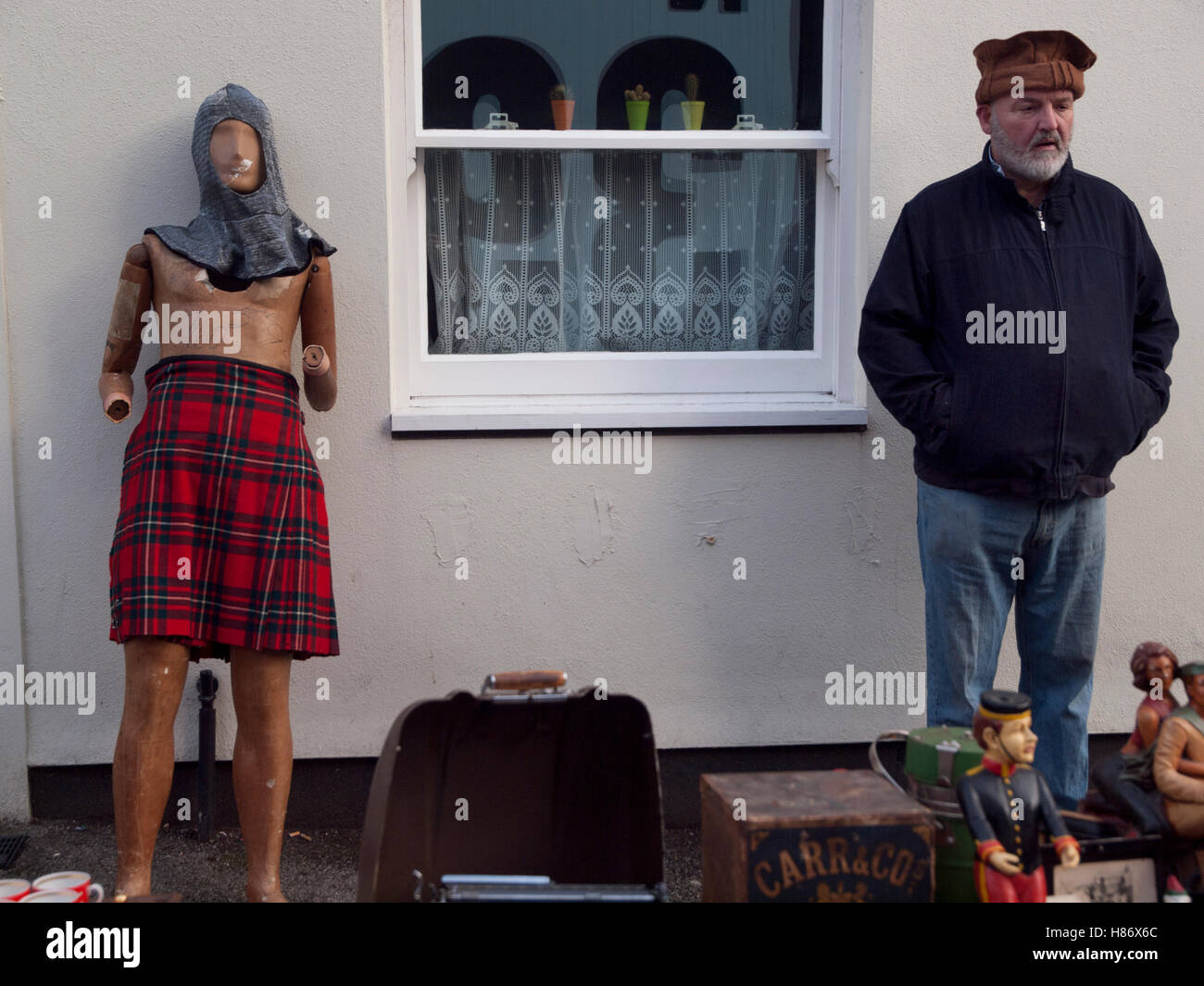 Upper Gardner Street Saturday Market in Brighton Stock Photo Alamy