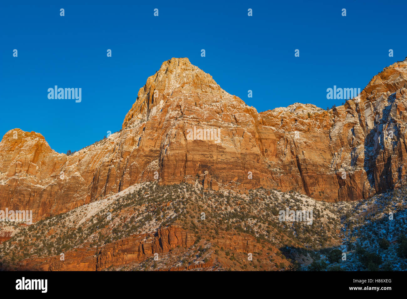 Bridge Mountain, Zion National Park, Utah Stock Photo Alamy