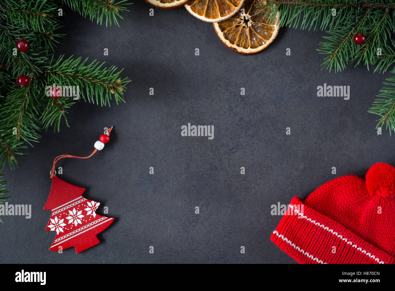 Background for Christmas or New Year Stock Photo