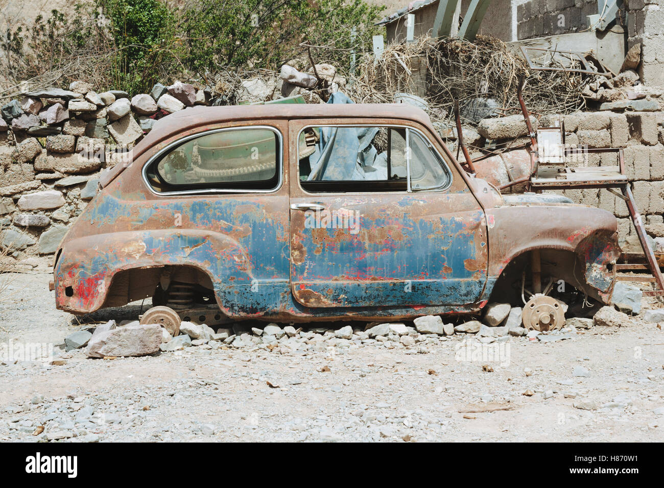 Old rusty car argentina hi-res stock photography and images - Alamy
