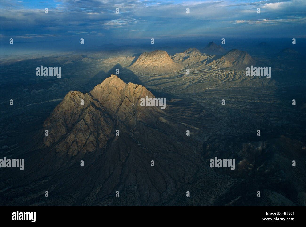 Santa Clara Mountains, El Vizcaino Biosphere Reserve, Baja California ...