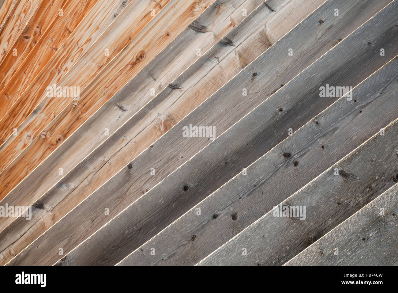 Abstract wooden construction background texture, photo with selective focus Stock Photo