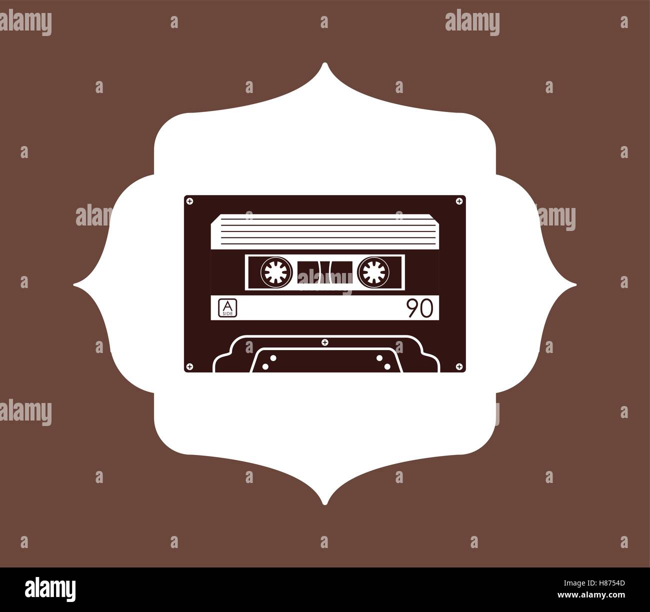 Retro cassette music Stock Vector Image & Art - Alamy