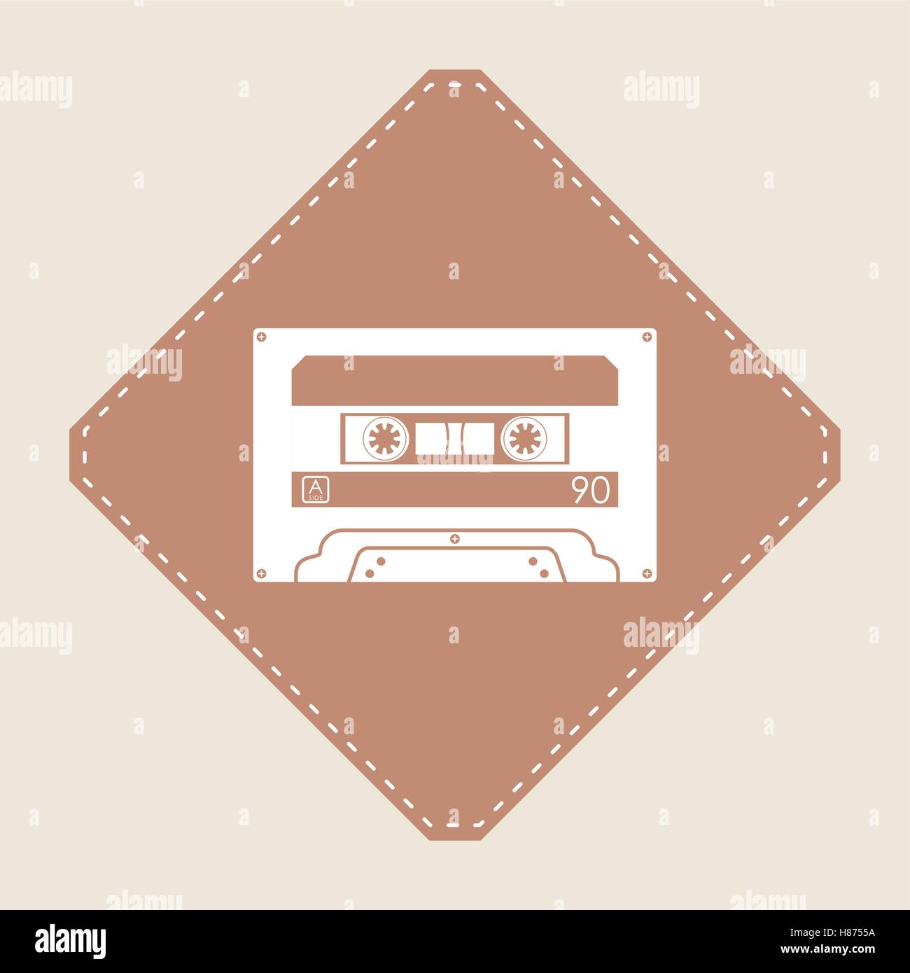 Retro cassette music Stock Vector Image & Art - Alamy