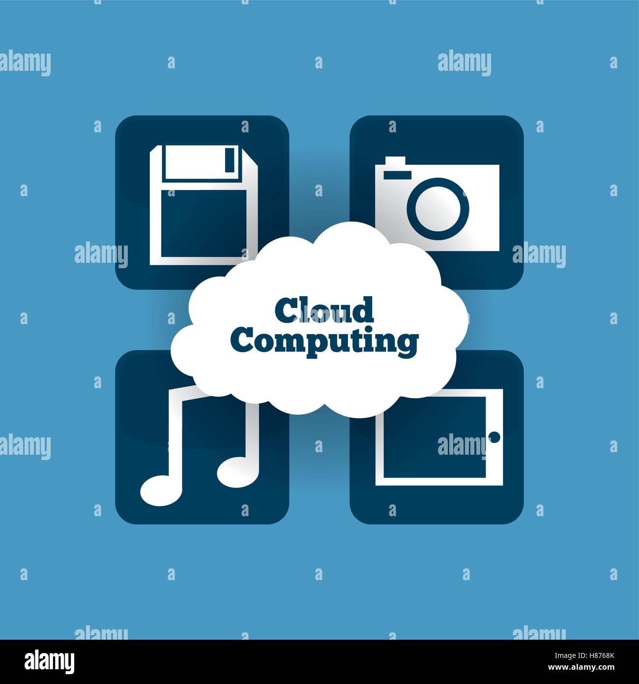 Cloud computing technology Stock Vector Image & Art - Alamy