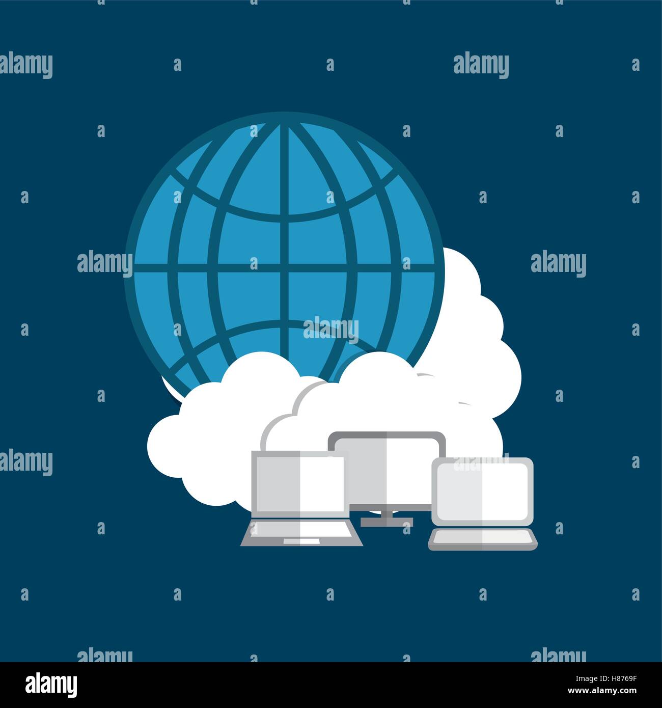 Cloud computing technology Stock Vector Image & Art - Alamy