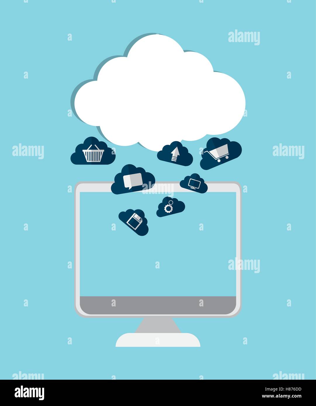 Cloud computing technology Stock Vector Image & Art - Alamy