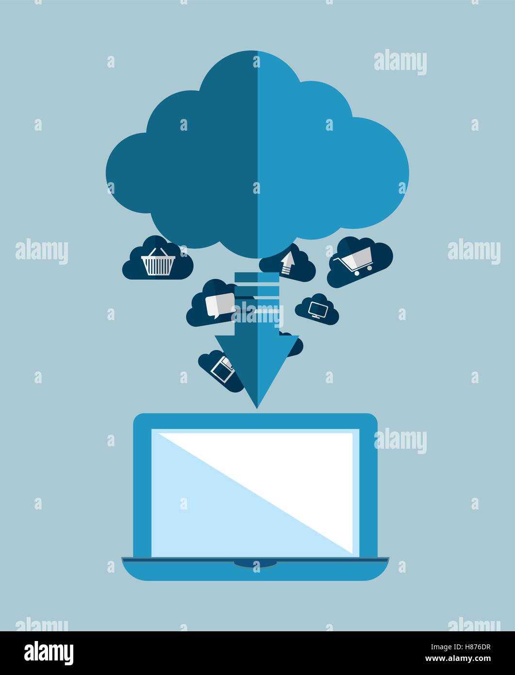 Cloud computing technology Stock Vector Image & Art - Alamy