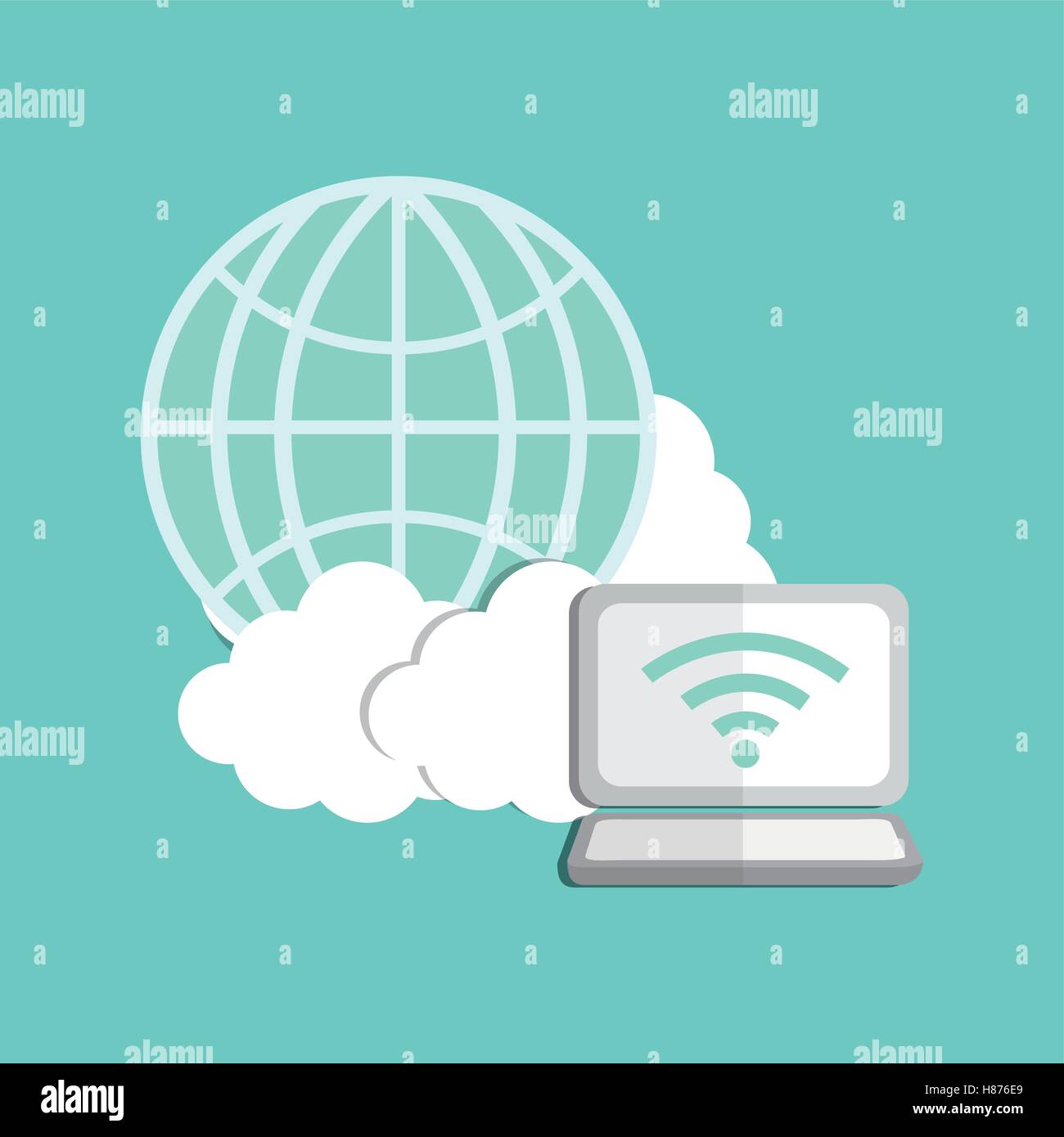 Cloud computing technology Stock Vector Image & Art - Alamy