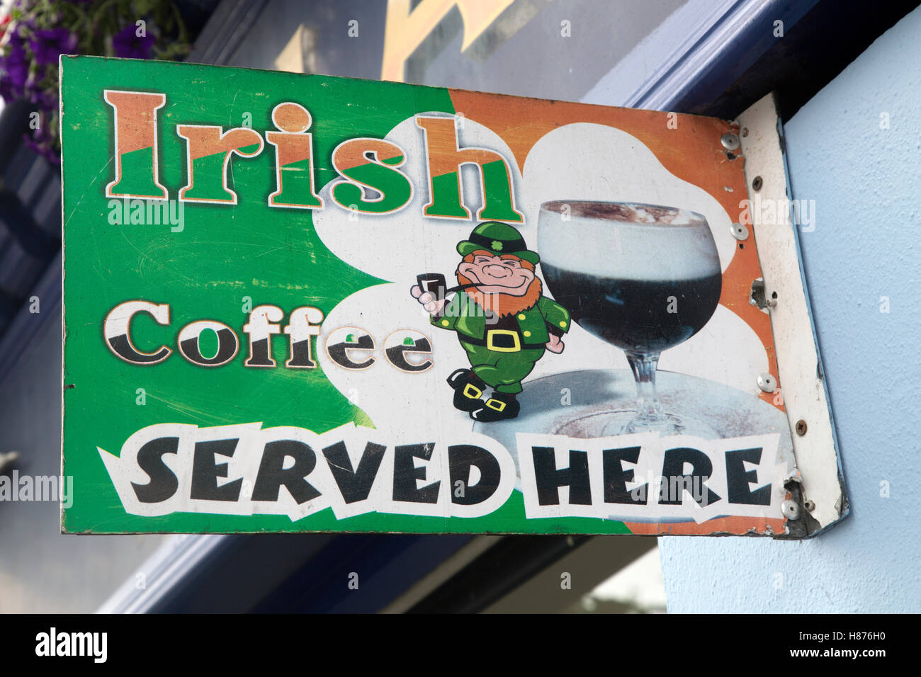 Irish Coffee Sign High Resolution Stock Photography and Images Alamy