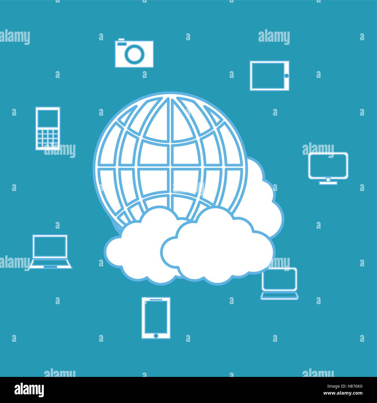 Cloud computing technology Stock Vector Image & Art - Alamy
