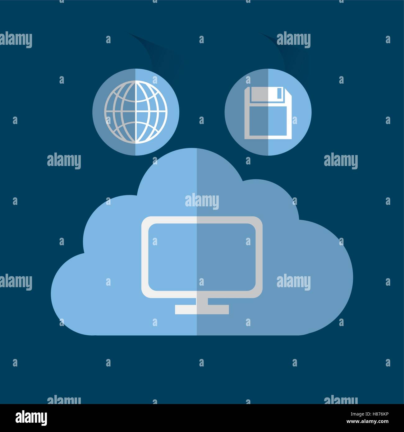 Cloud computing technology Stock Vector Image & Art - Alamy