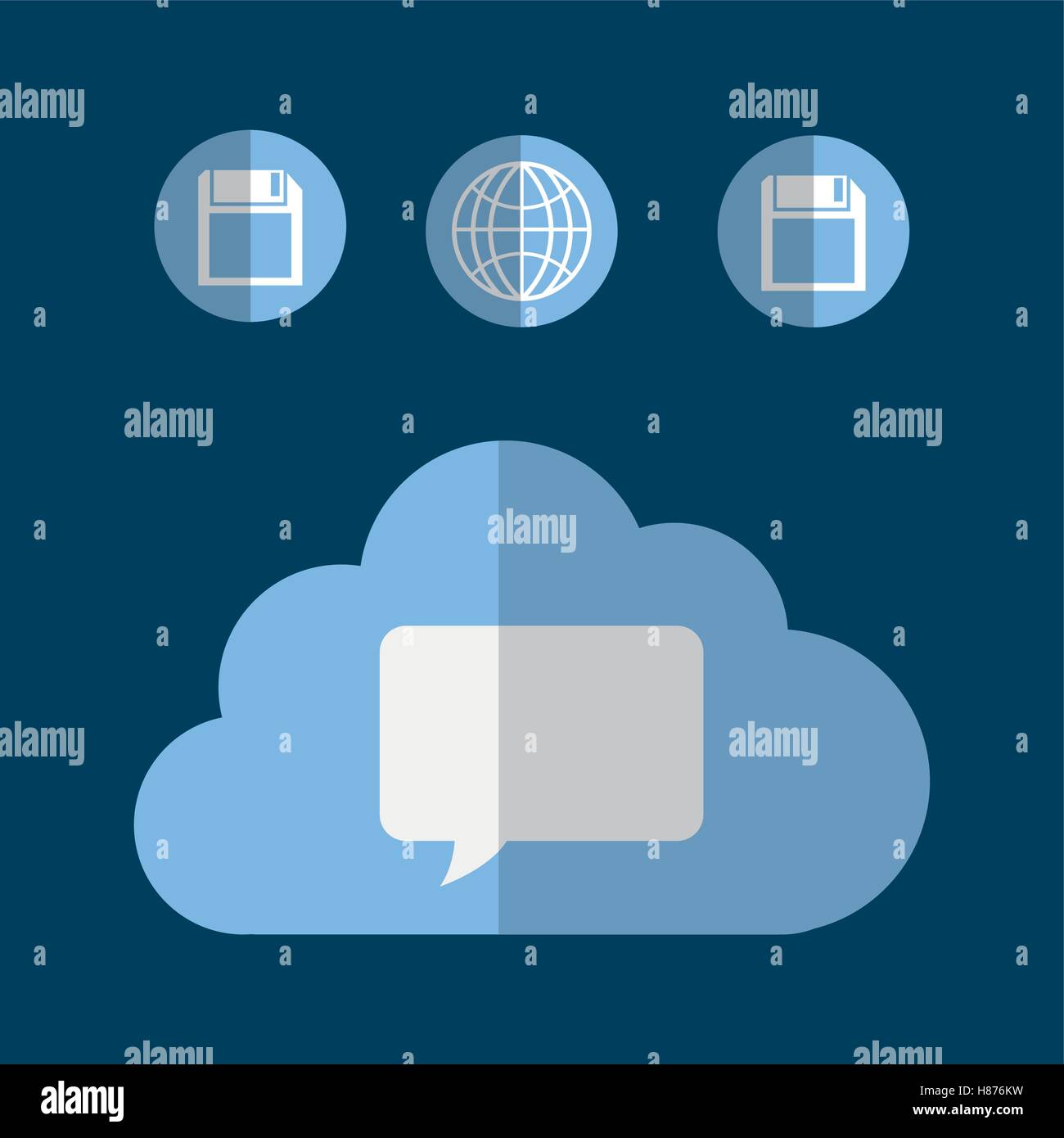 Cloud computing technology Stock Vector Image & Art - Alamy