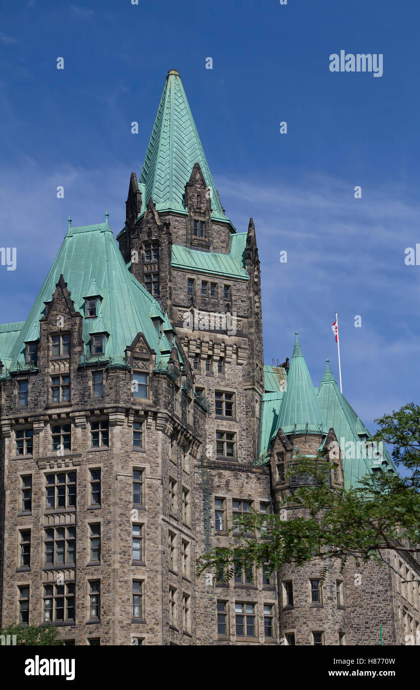 Confederation Building in Ottawa, Canada Stock Photo