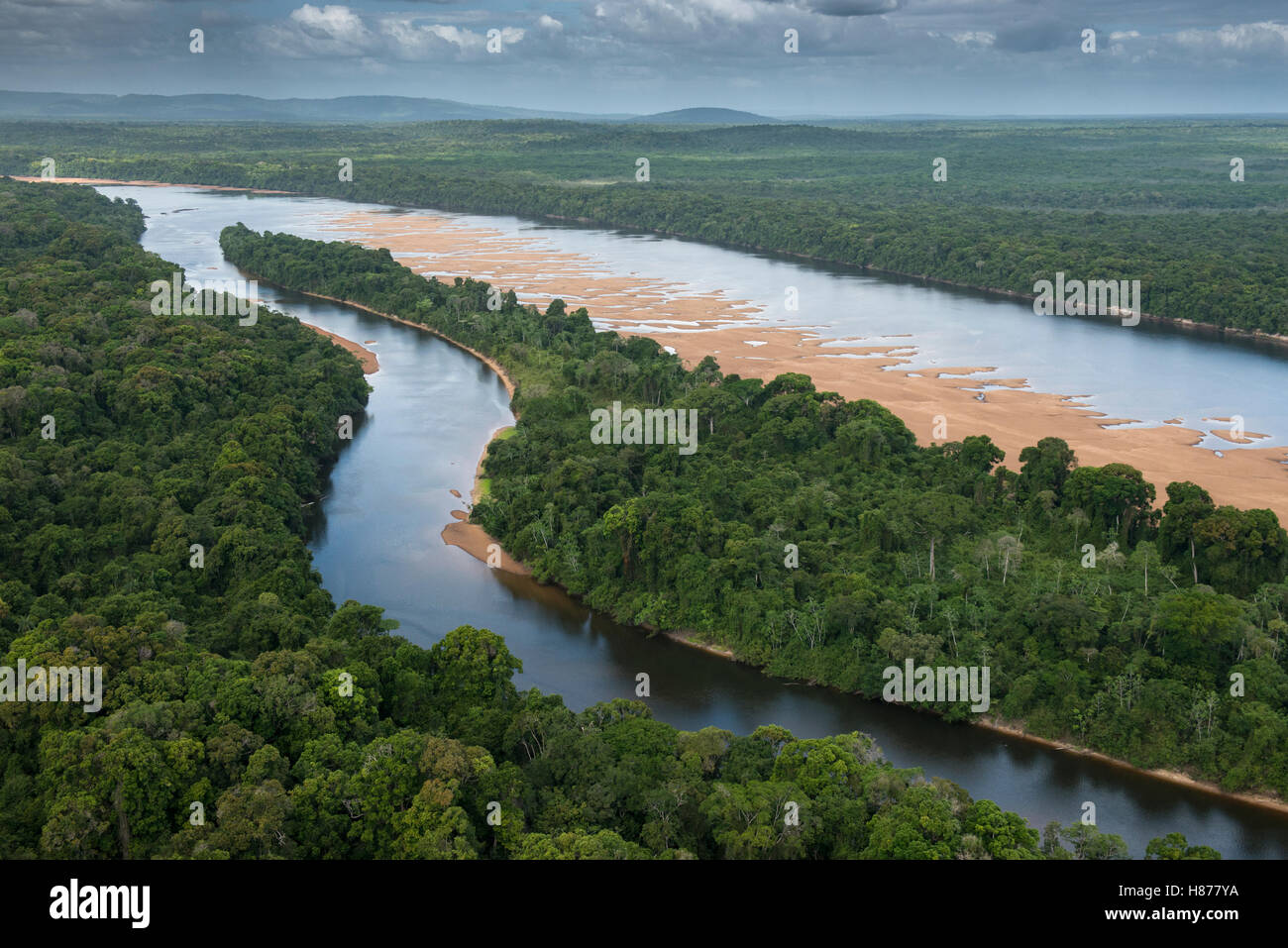 River In Rainforest Essequibo River Rupununi Guyana Stock Photo Alamy