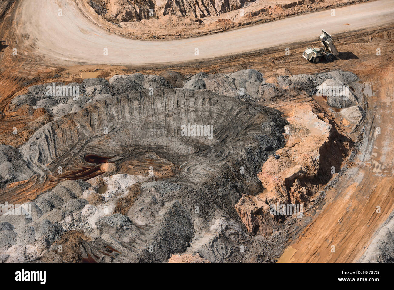 Bauxite mine, Linden, Guyana Stock Photo Alamy